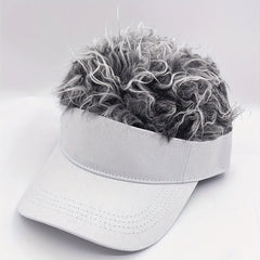 Cotton Wig Hat Classic Solid Hair Baseball Cap Hip Hop Adjustable Visor Hats