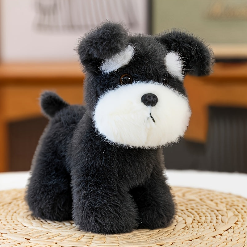 Dog Plush Toy Collection - Golden Retriever, Basset Hound, Schnauzer, Rottw