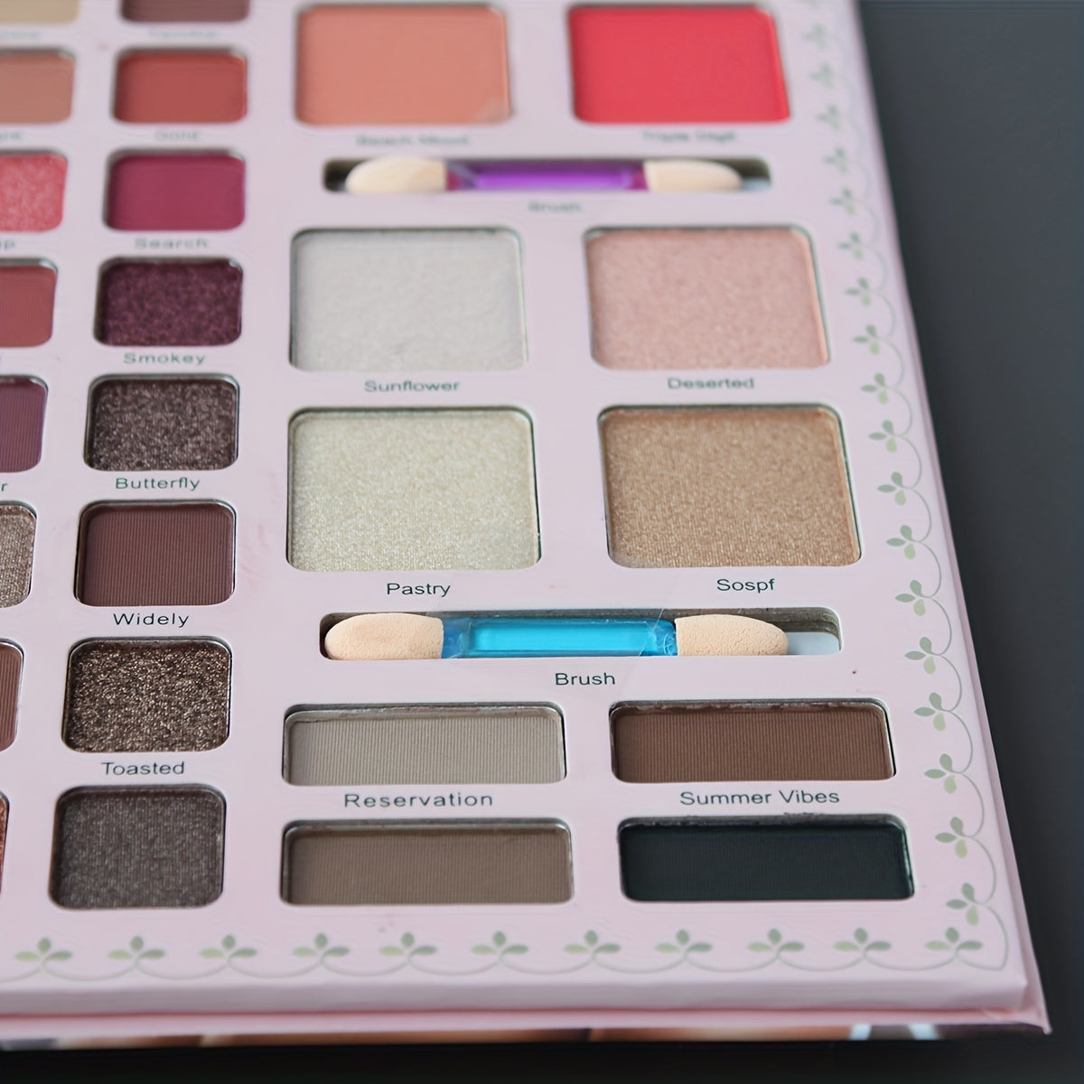 49 Colors Eyeshadow Palette Highlighting Blush Lipstick