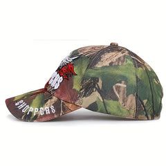 Unisex Skeleton Embroidered Baseball Cap Sunshade Breathable Adjustable
