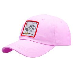 Animal Embroidery Patch Baseball Cap Cotton Sun Hat Adjustable Dad Hats
