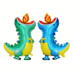 2pcs Dinosaur Family Foil Balloons - Birthday Party Decor