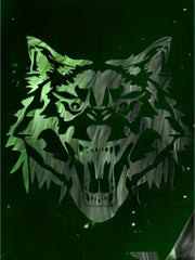 Wolf Print Hoodie Mens Graphic Sweatshirt Kangaroo Pocket Hooded Pullover