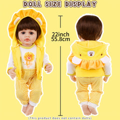 Lion Pattern Dolls Clothes Set - Outfit Pants Jacket - Easter Bunny Toy