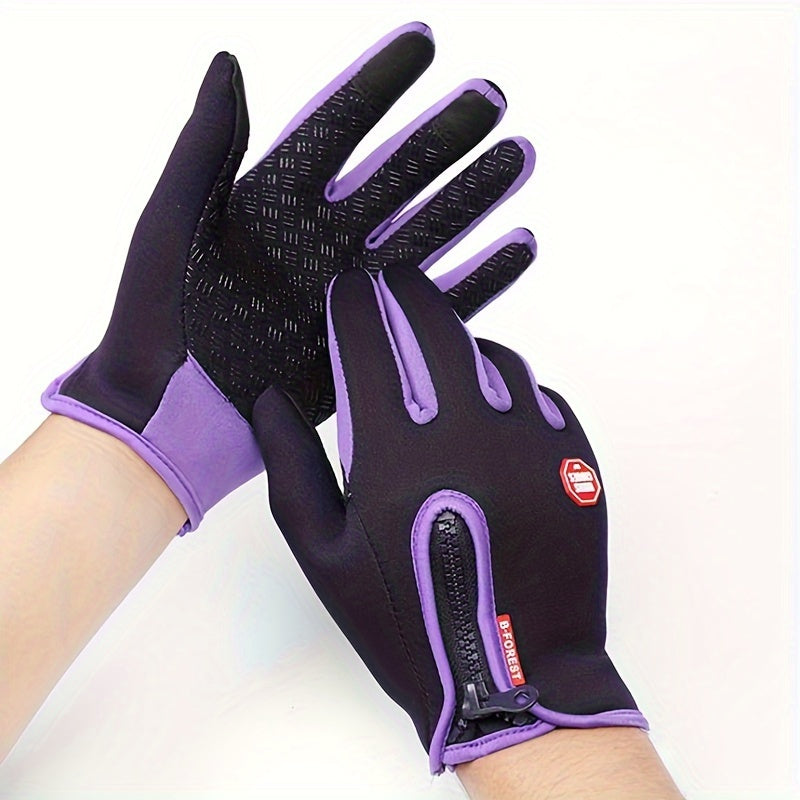 Winter Windproof Touch Screen Gloves for Outdoor Activities