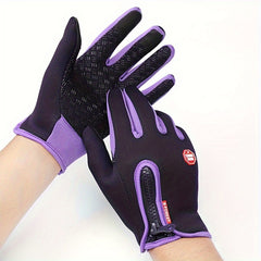 Winter Windproof Touch Screen Gloves for Outdoor Activities