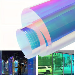 Rainbow Window Film Privacy Protection for Home Decor