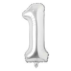 1pc 81 28 Cm Silvery Letter Balloons Foil Mylar Party Decor