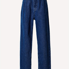 High Rise Straight Leg Jeans Classic High Waist Baggy Mom Jean Pants