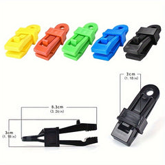 10pcs Tent Clips Canopy Wind Rope Fixed Clip Outdoor Awning Clip