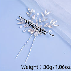 Rhinestone Flower Head Piece Headwear Wedding Hair Accessories