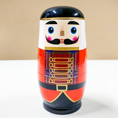 Wooden Doll Nutcracker Nesting Doll Unique Home Decoration