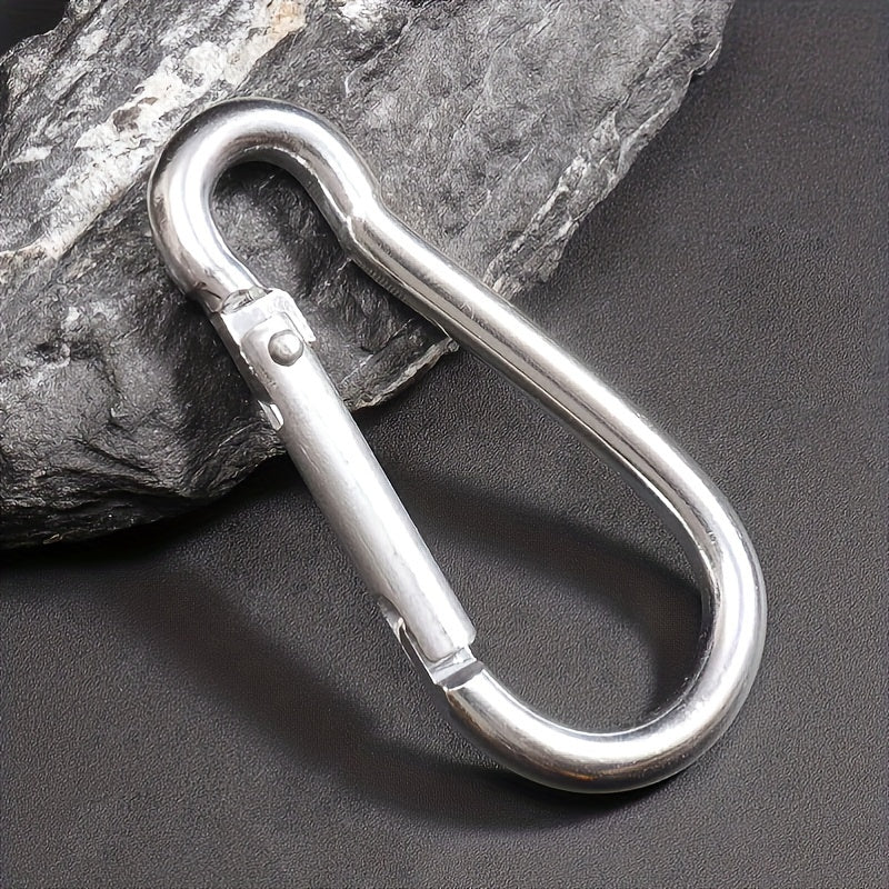 10pcs Aluminum Hook Buckle Quick Hanging for Camping Hiking Fishing