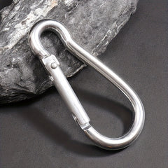 10pcs Aluminum Hook Buckle Quick Hanging for Camping Hiking Fishing