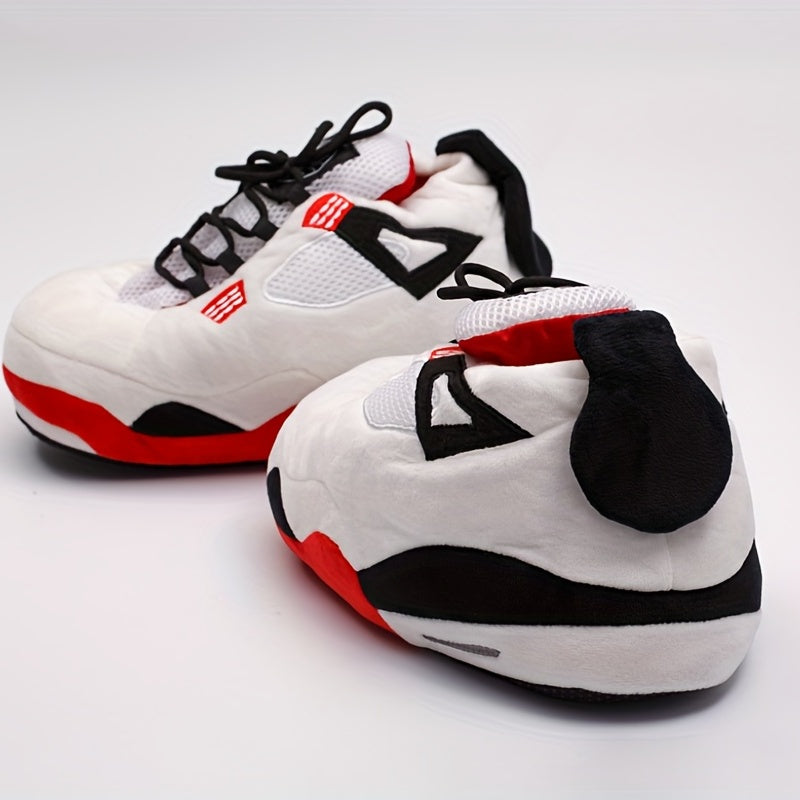 Men's Block Warm Comfy Non-slip Home Shoes Winter