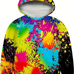 3D Printed Kids Sports Hoodie, Boys & Girls Stylish Sweatshirt