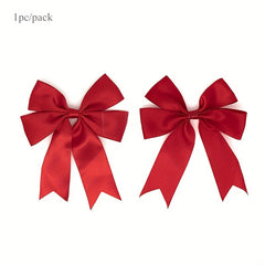 1pc DIY Polyester Ribbon Swallowtail Large Bow Red Gift Packaging Accessories