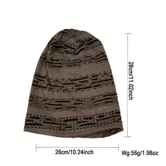 Warm Pile Hat Cold Hat Mens And Womens Pullover Hat Beanie Hat