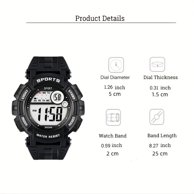 Teenager Junior High School Student Luminous Sports Watch