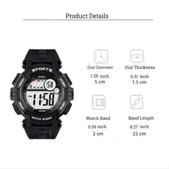 Teenager Junior High School Student Luminous Sports Watch