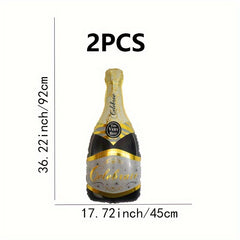 2pcs Beer Bottle Balloons Beer Party Decorations