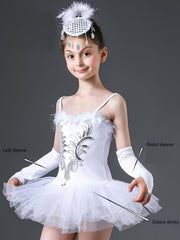Girls Ballet Leotard Tutu Dress Set for Dance Performance