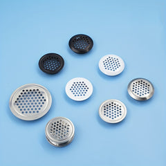 10pcs Round Air Duct Vent 19mm 25mm 29mm 35mm Steel Louver Mesh Cover Grille