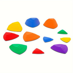 12pcs Anti-Skid Stepping Stones Set for Indoor & Outdoor Fitness