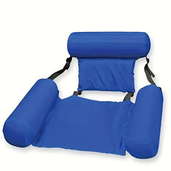 Inflatable Pool Lounge Chair Durable Foldable Water Hammock for Pool & Beach
