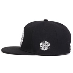God's Eye Embroidered Men's Hip Hop Flat Brim Hat