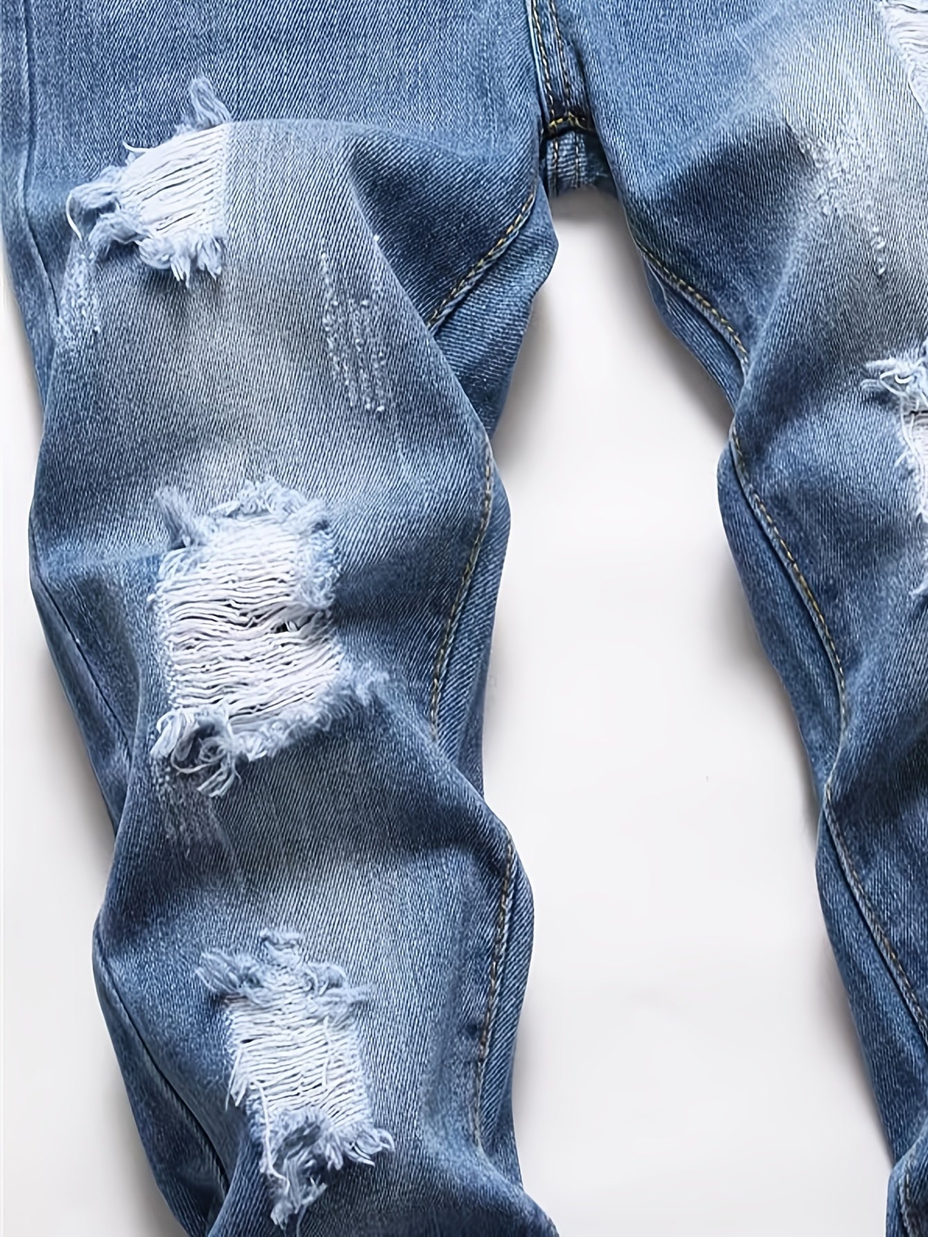 Boys Ripped Jeans Denim Pants
