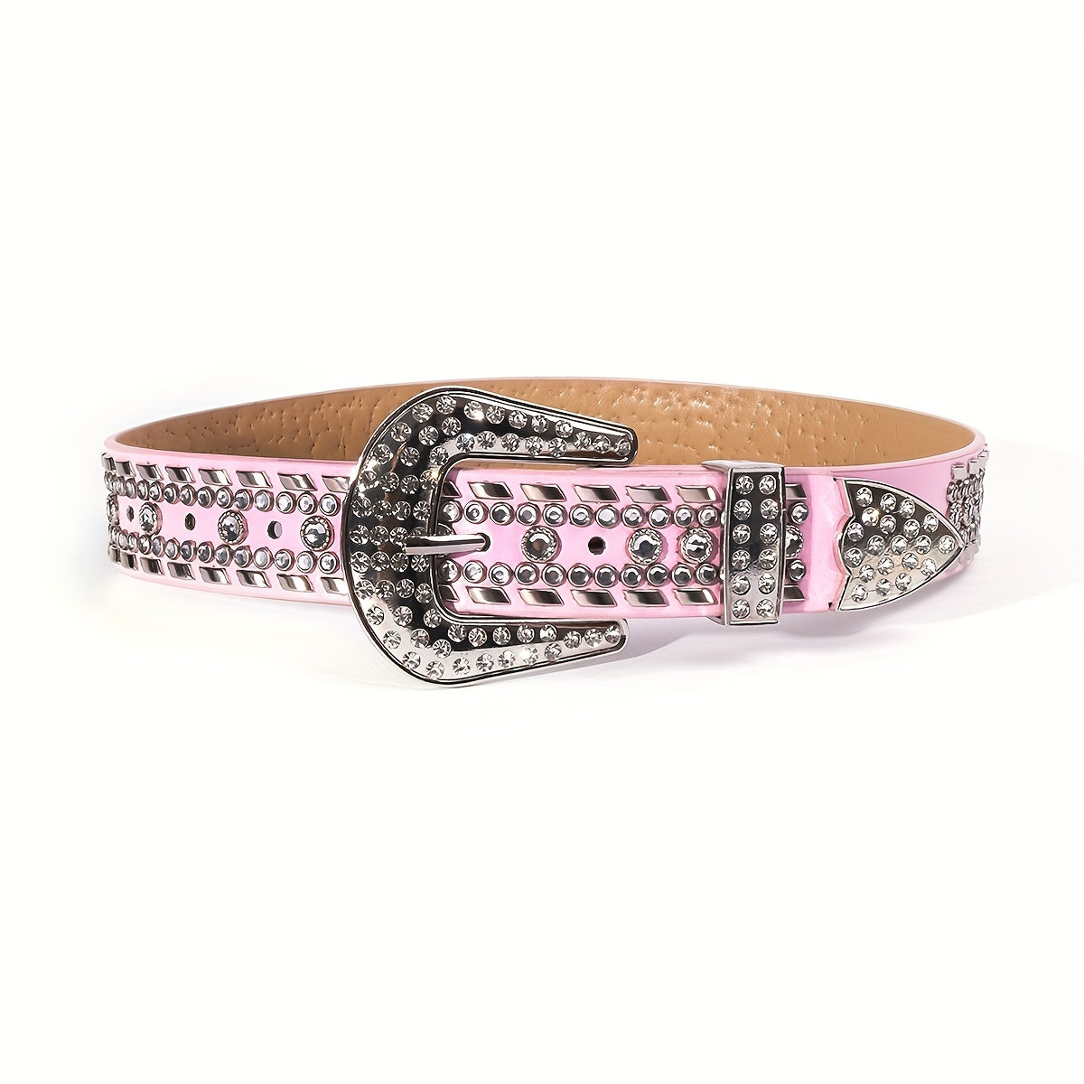 Kids Rhinestone Western Belt Diamond Leather Girls Boys Cowgirl