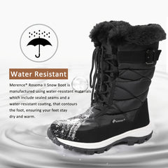 Women's Snow Boots Faux Fur Lined Warm Anti Slip Winter Boot