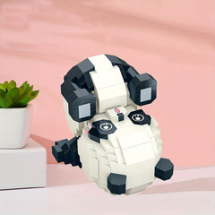 Naughty Panda Model Splicing Building Blocks Toy
