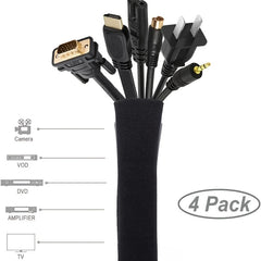 4pcs Cable Organizer for Office Storage Sleeve Wire Organizer for TV