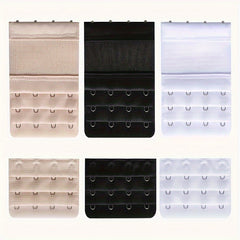 6pcs Bra Strap Extenders Adjustable Bra Band Buckle Women's Accessories