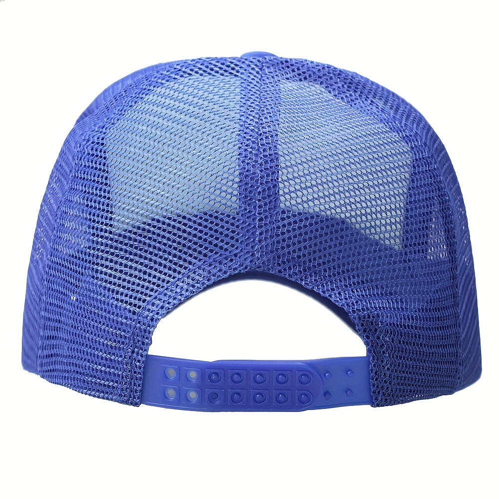 Mesh Breathable Sunshade Sports Trucker Cap Summer Sunscreen Mesh Hat
