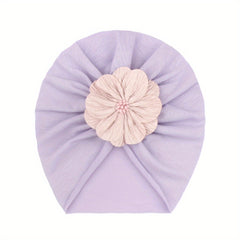 Baby Turban Hats Flower Knot Head Wraps for Newborn Beanie Nursery