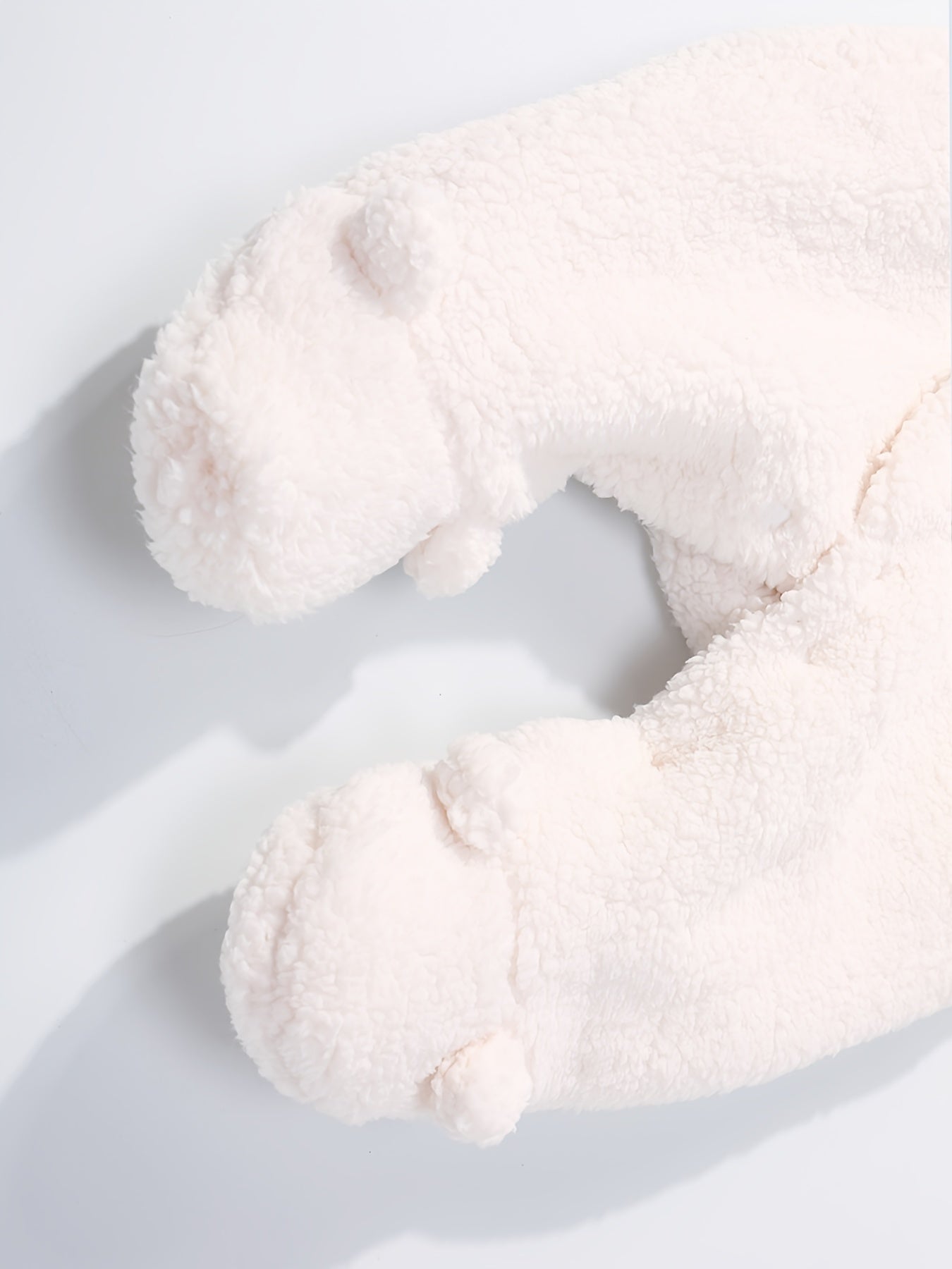 Cute & Cozy Baby Hooded Footed Bodysuit w/ 3D Ears