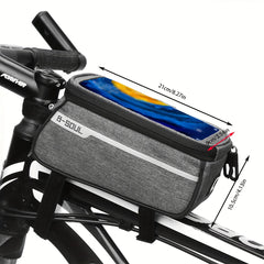 B SOUL Bike Phone Bag Touch Screen Front Beam Saddle Bag