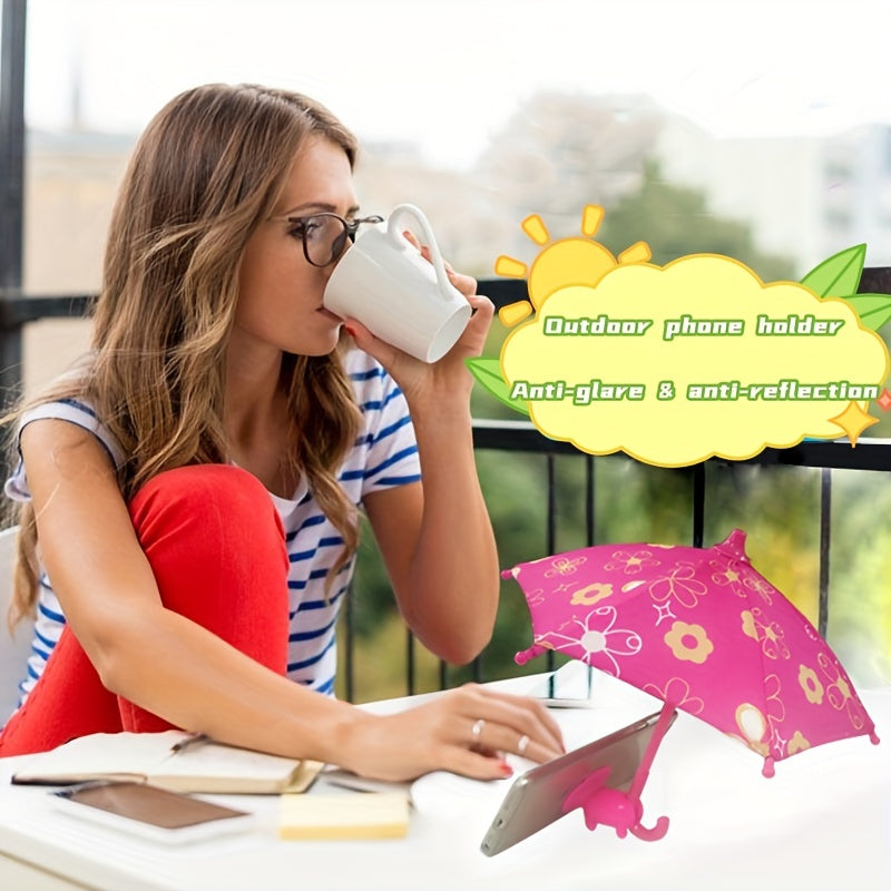 Waterproof Phone Bracket Umbrella Anti Glare Phone Holder