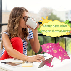 Waterproof Phone Bracket Umbrella Anti Glare Phone Holder