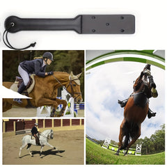 Two Layer PU Leather Whip Equestrian Riding Paddle