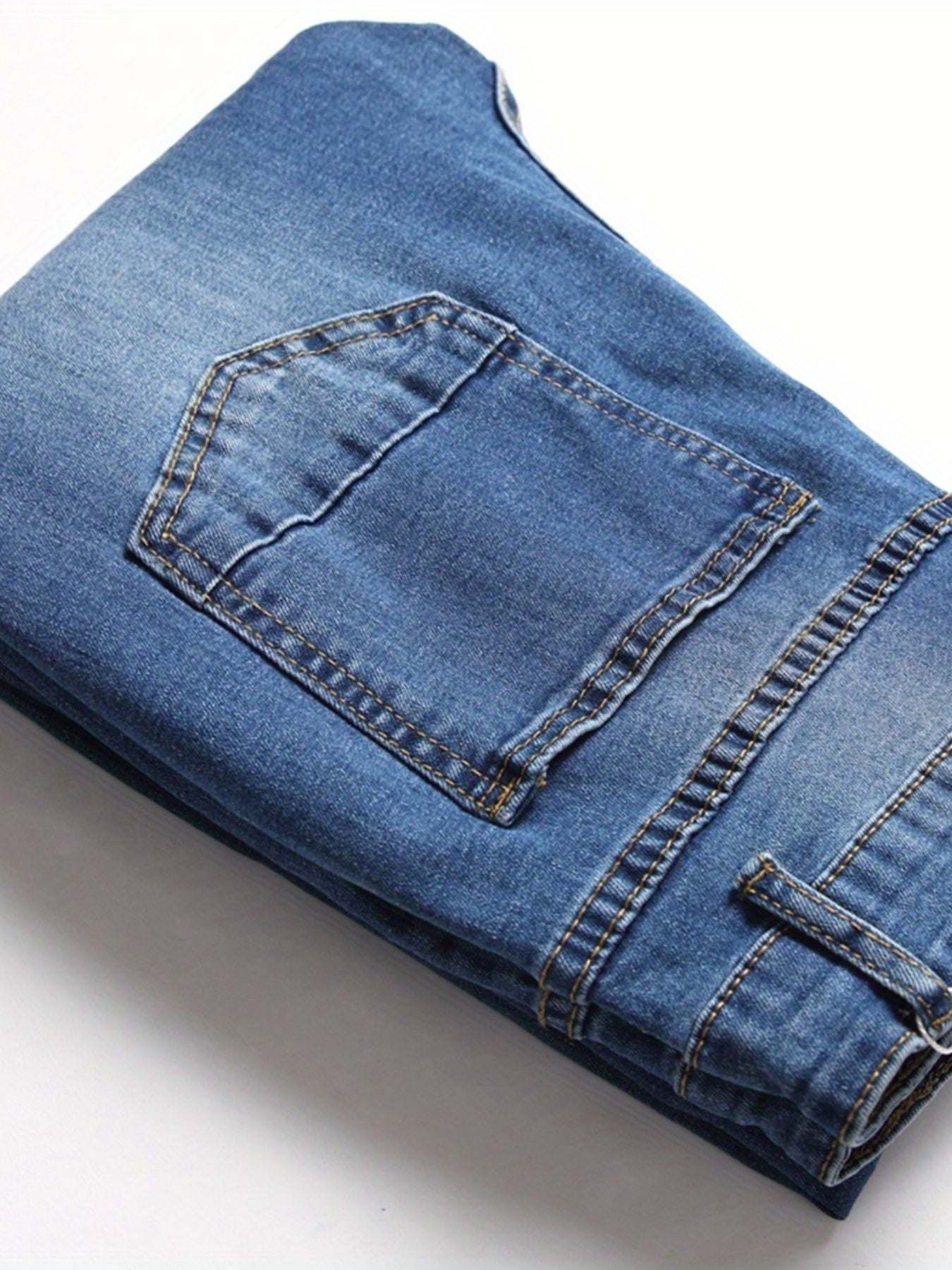 Slim Fit Ripped Jeans Mens Distressed Denim Pants Spring Summer