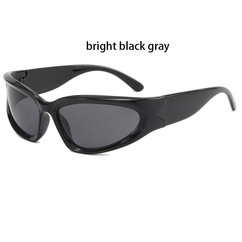 Hip Hop Street Shooting Sunglasses Mirror Sport Vintage Unisex Sun Glasses