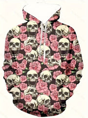 Y2K Joker Skull Hoodie for Men