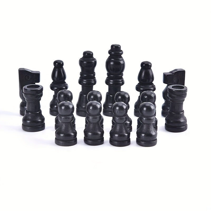 32pcs Wooden Chess Pieces International Word Chess Set Chess Game Accessories