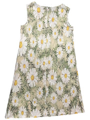 Daisy Print Tank Dress & Cardigan Set