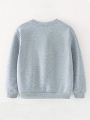 Baby Boys Letter Graphic Pullover Sweatshirt Top