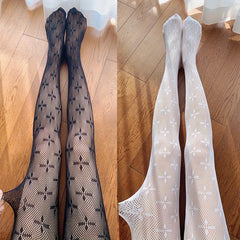 Girls Kids Cross Pattern Fishnet Pantyhose Children s Stockings